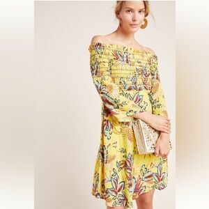 Farm Rio Bria Smocked Mini Dress